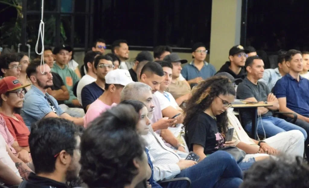 Audience at the Astro in Action meetup